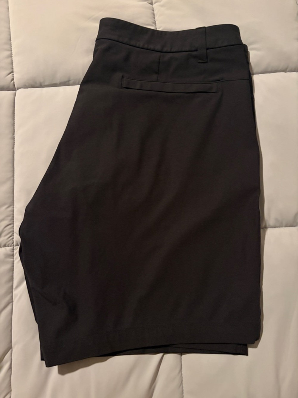 lululemon athletica Men's Black Flat Front Shorts